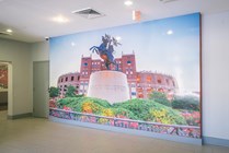 College-themed community decor, go Noles!